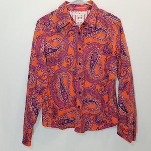 Tommy Hilfiger, Button Up, Contrast, Paisley